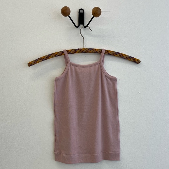 Muji Japan Pink Jersey Camisole Tank Top Toddler Size 100 (4T) - Picture 2 of 4